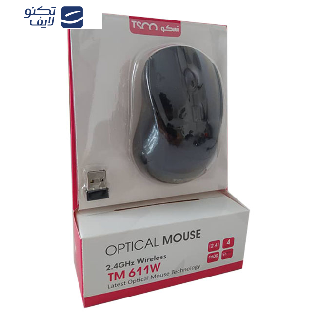 ماوس بی سیم تسکو مدل TM 611W