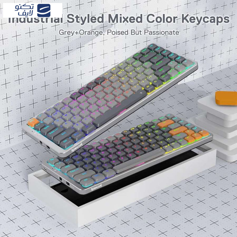 کیبورد ردراگون مدل Azure K652 PRO RGB کیبورد ردراگون مدل Azure K652 PRO RGB