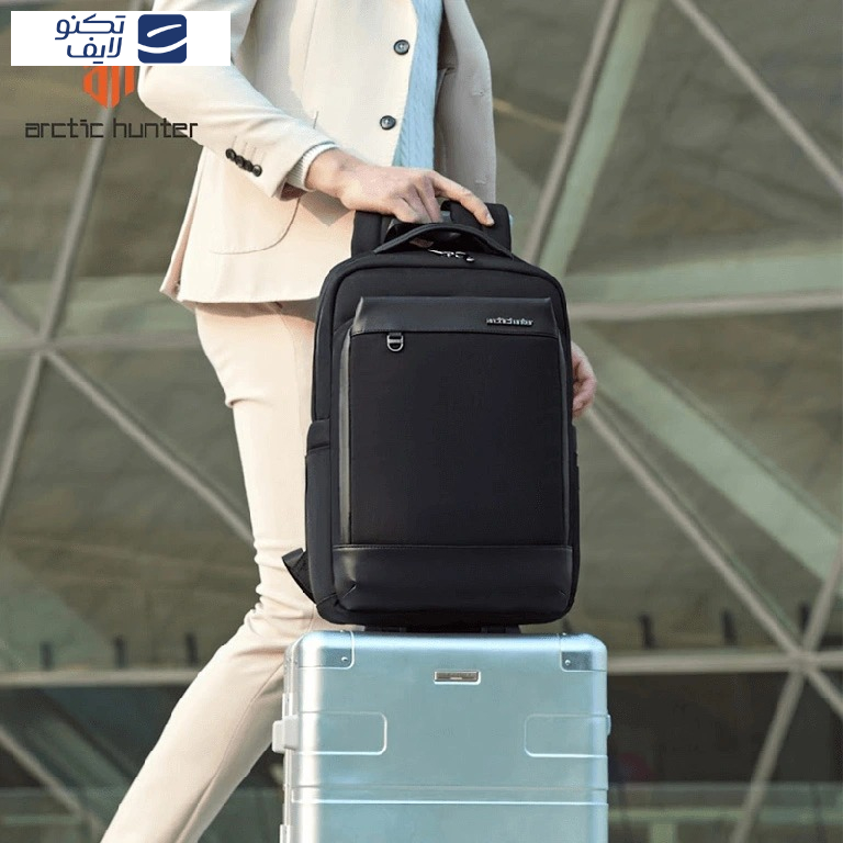 کوله پشتی لپ تاپ آرتیک هانتر مدل ARH00672 مناسب برای لپ تاپ 14.1 تا 15.6 اینچی
