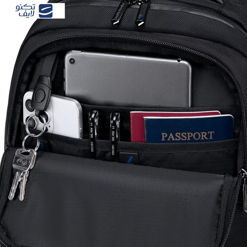 کوله پشتی لپ تاپ آرتیک هانتر مدل ARH00670 مناسب برای لپ تاپ 14.1 تا 15.6 اینچی