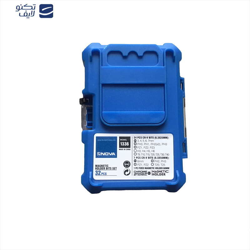 سری پیچ گوشتی نووا مدل 1336 کد a2 مجموعه 32 عددی سری پیچ گوشتی نووا مدل 1336 کد a2 مجموعه 32 عددی