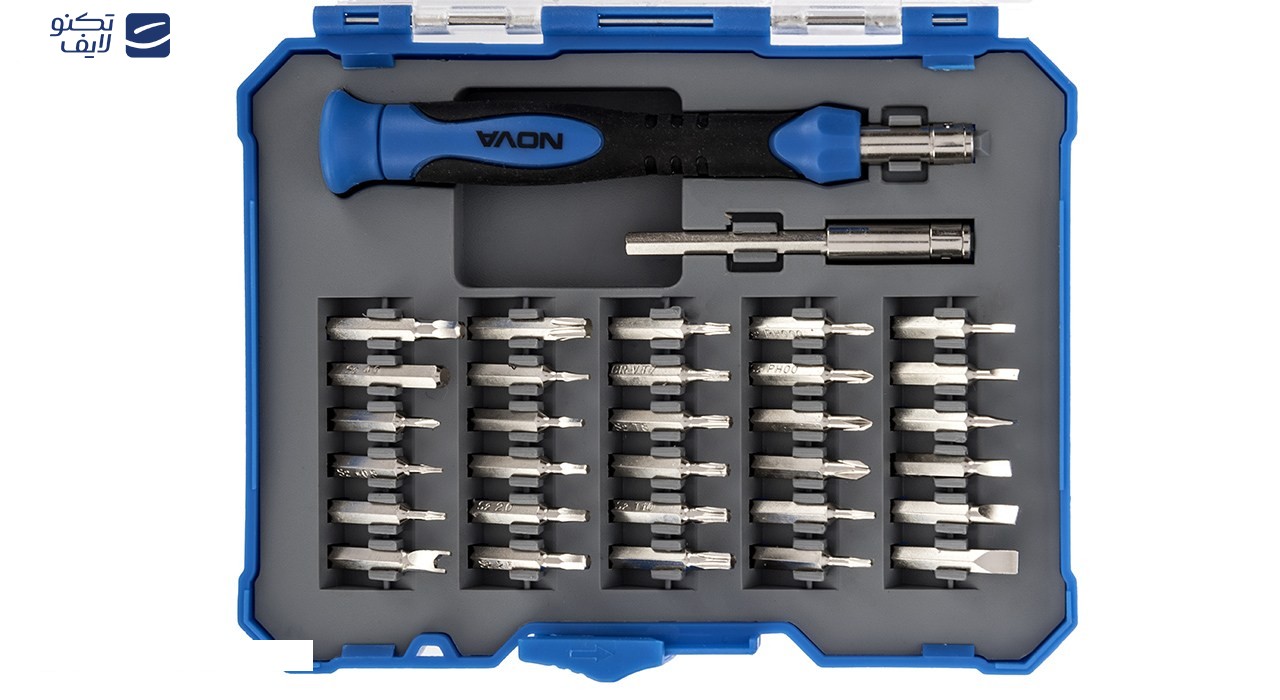 مجموعه 32 عددی سری پیچ گوشتی نووا مدل NTS 1328