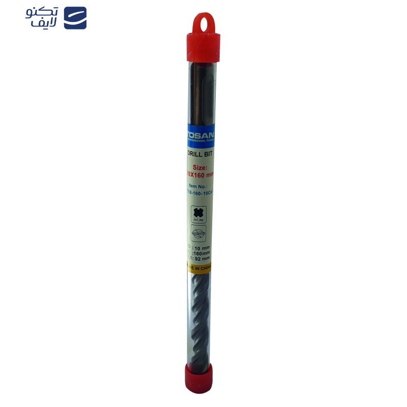مته چهارشیار توسن مدل T18-160-10C4 سایز 10 میلیمتر