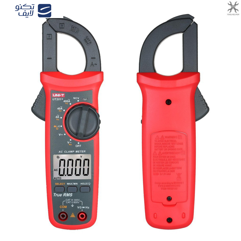کلمپ آمپر متر یونی-تی مدل UT201 PLUS