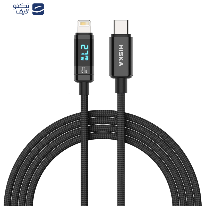 کابل تبدیل USB-C به لایتنینگ هیسکا مدل LX-20CL طول 1 متر