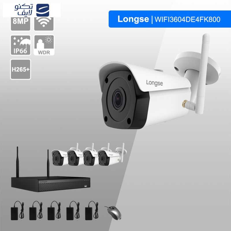 سیستم امنیتی لانگسی مدل WIFI3604DE4FK800