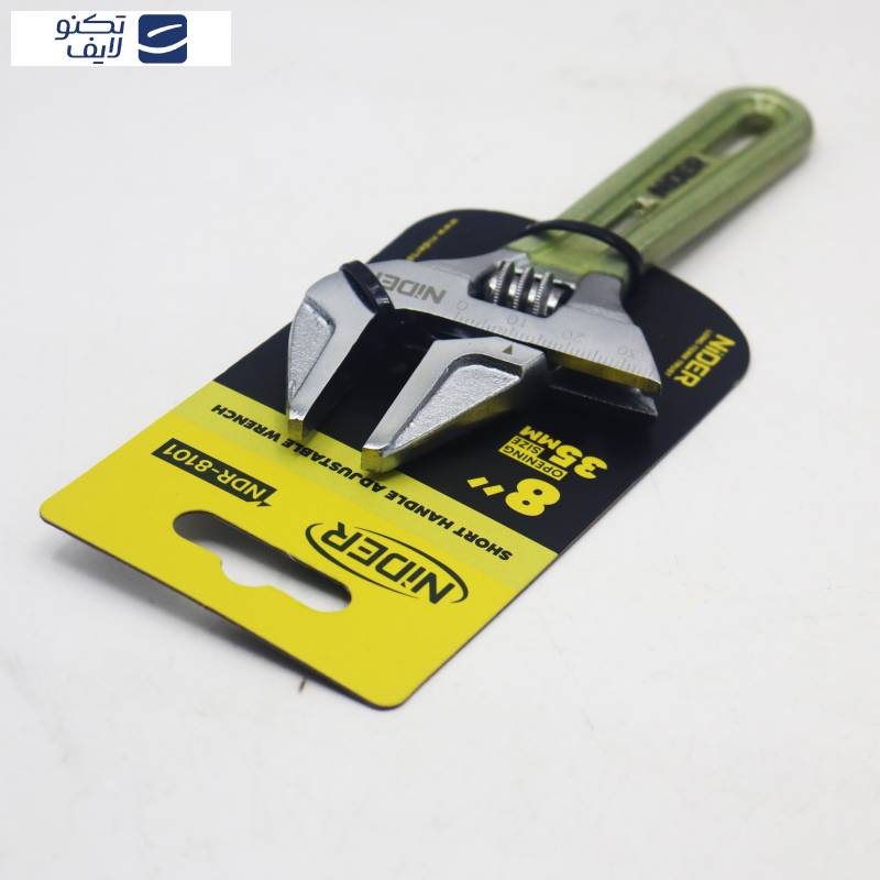 آچار فرانسه نیدر مدل YP-NDR-8101-35MM/14CM سایز 8 اینچ