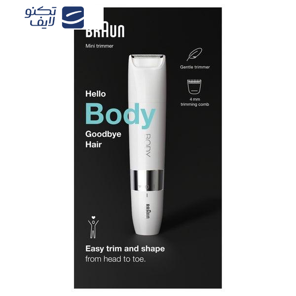 ماشین اصلاح موی بدن بانوان براون مدل BS1000