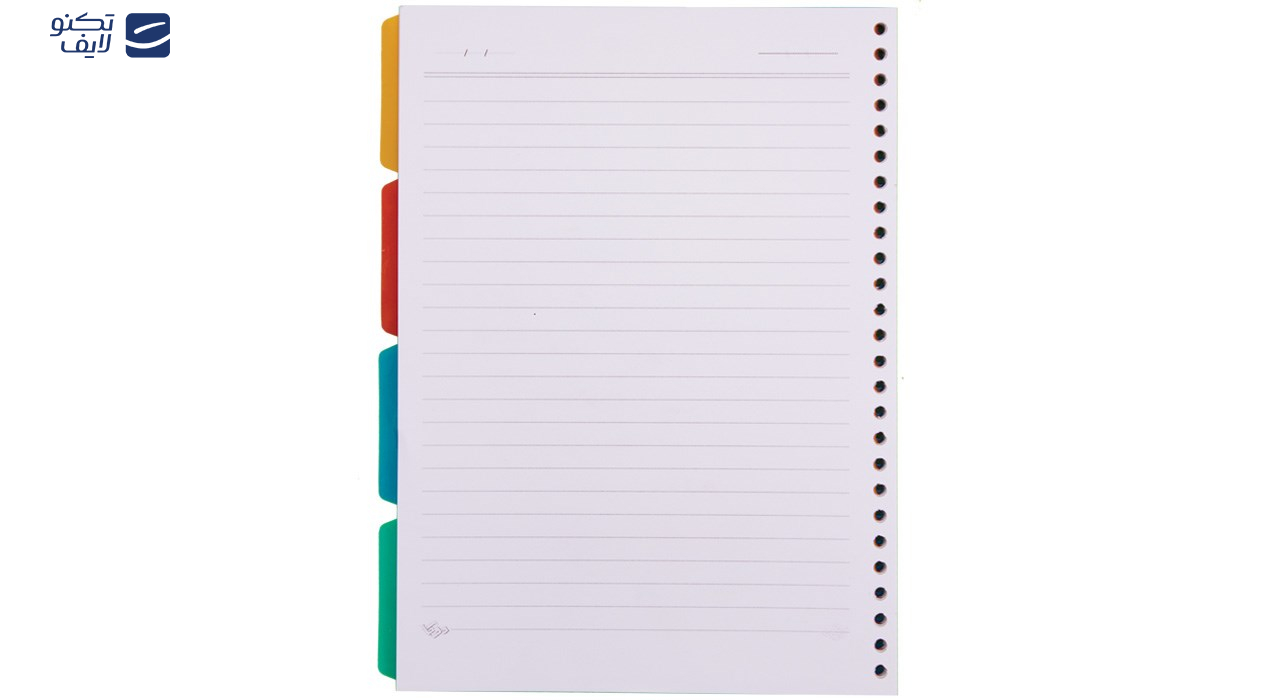 کاغذ کلاسور دوکادفتر بسته 100عددی