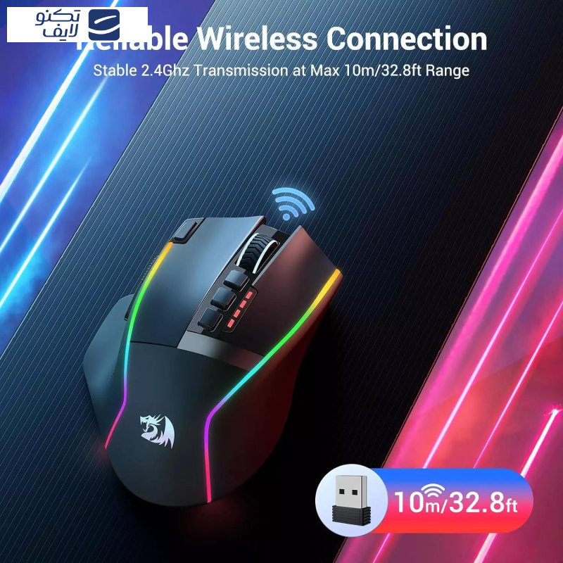 ماوس بی سیم مخصوص بازی ردراگون مدل SWAIN M915