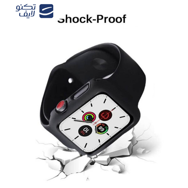 کاور مدل Sj-02 مناسب برای اپل واچ 44 میلی متری به همراه محافظ صفحه نمایش