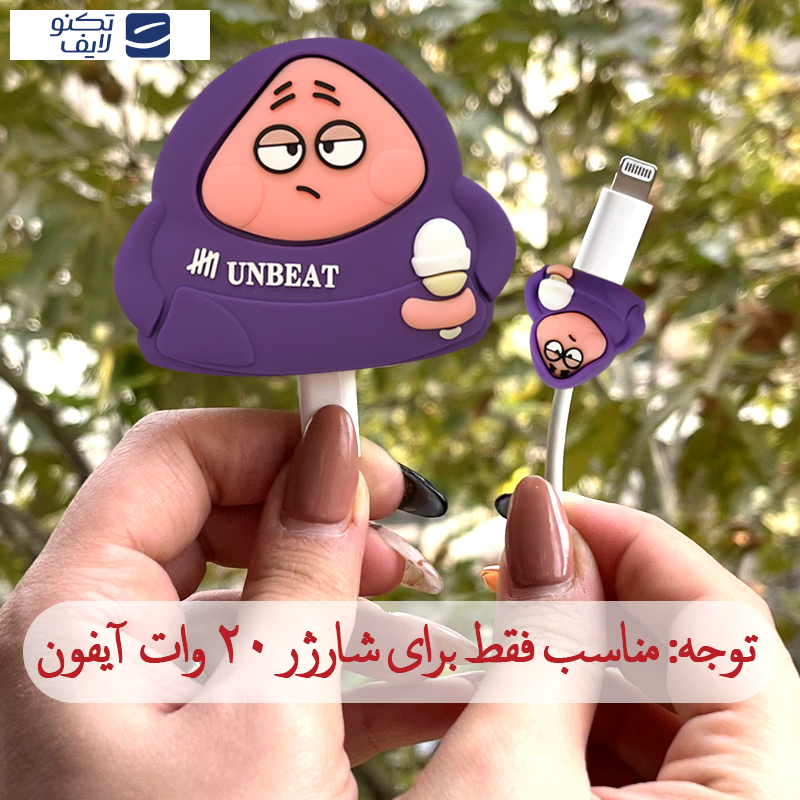 محافظ کابل قاب سیلور مدل پاتریک به همراه محافظ شارژر دیواری مجموعه 4 عددی