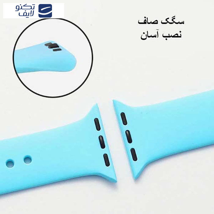 بند مدل Silicone-123 مناسب برای اپل واچ 42/44 میلی متری بند مدل Silicone-123 مناسب برای اپل واچ 42/44 میلی متری