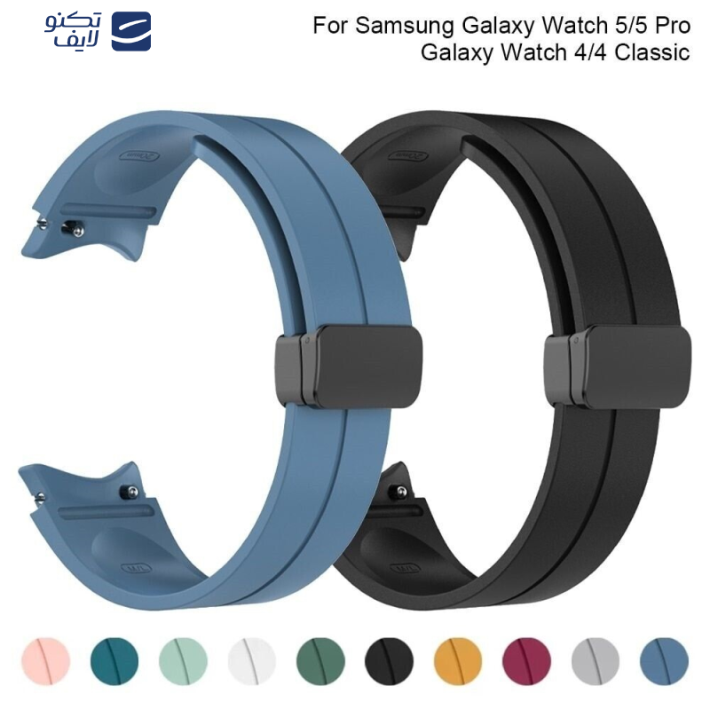 بند مدل Magnetic D-Buckle Sport Band مناسب برای ساعت هوشمند سامسونگ Galaxy Watch 5 Pro 45mm / 44mm 40mm / Watch 4 Classic 46mm 42mm 