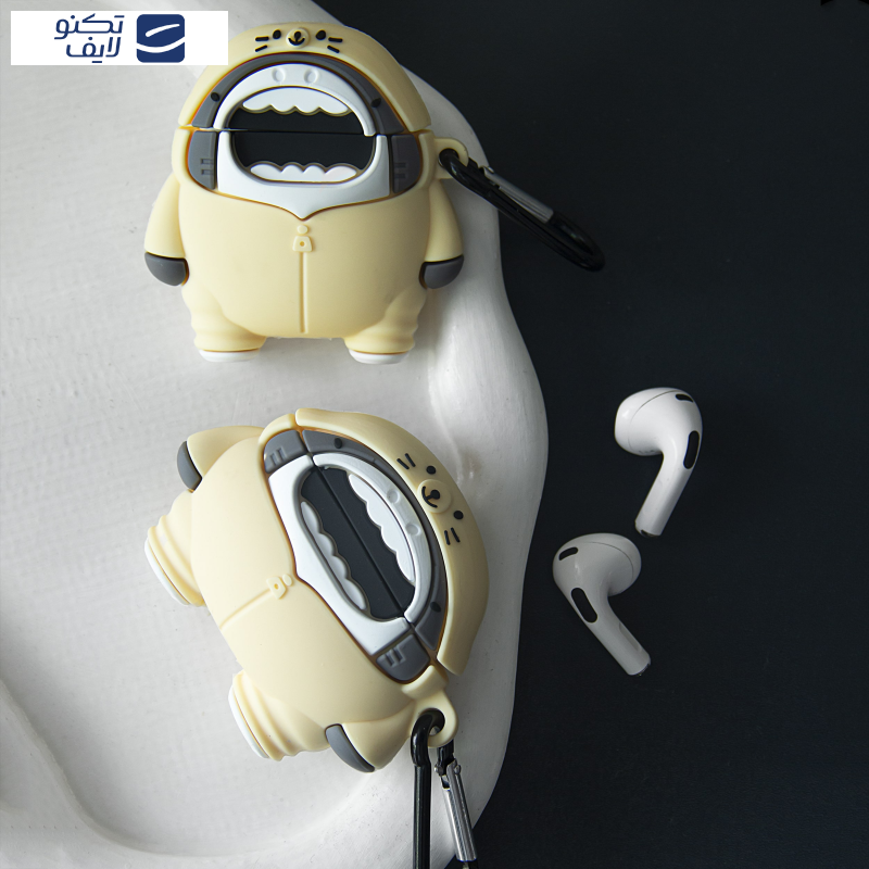 کاور سانیوان مدل عروسکی فانتزی طرح کوسه مناسب برای کیس اپل ایرپاد 1 / 2