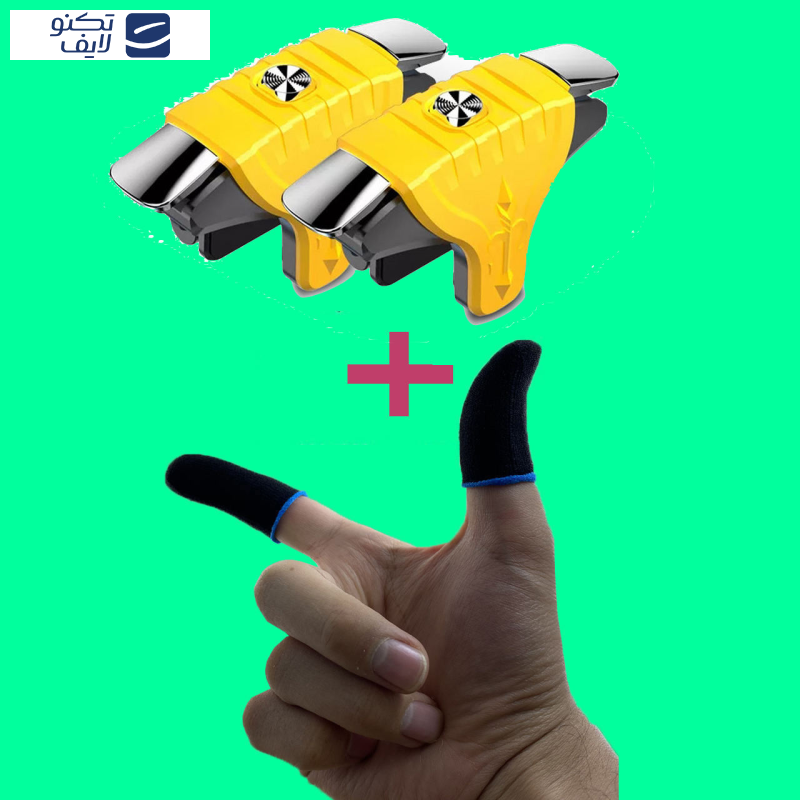 دسته بازی Pubg مدل MI6 به همراه آستین کنترل کننده انگشت