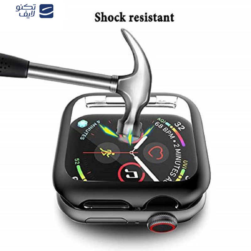 کاور مدل TGC-41MM مناسب برای اپل واچ سری 7/8/SE2021 سایز 41 میلی متری به همراه محافظ صفحه نمایش