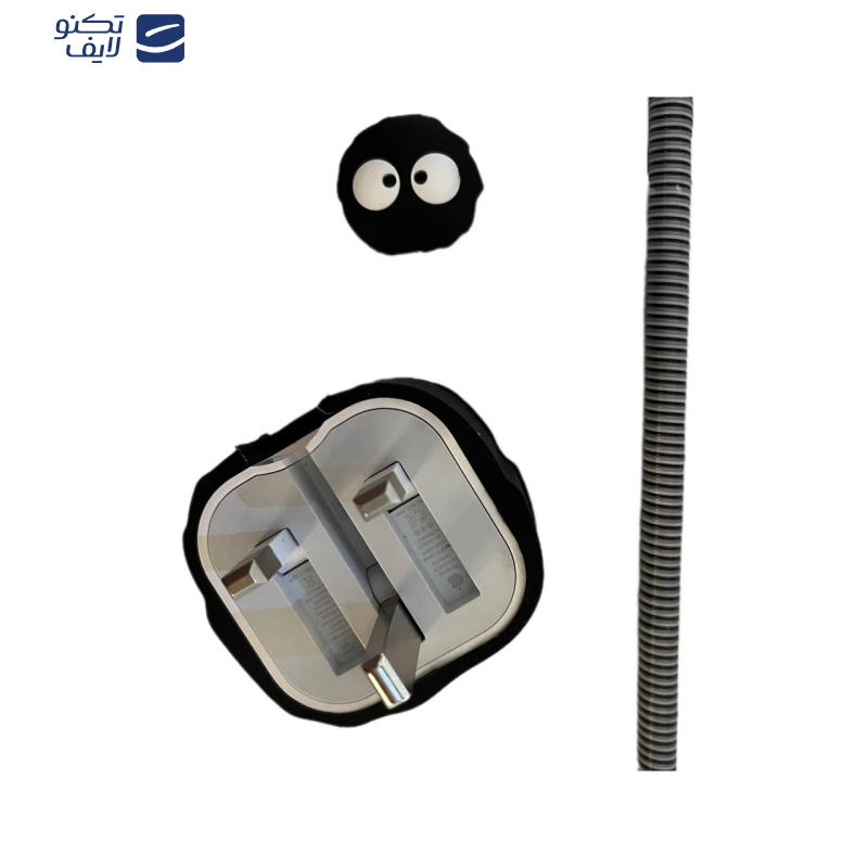 محافظ کابل مدل Silicon  به همراه محافظ شارژ دیواری  مجموعه 4 عددی