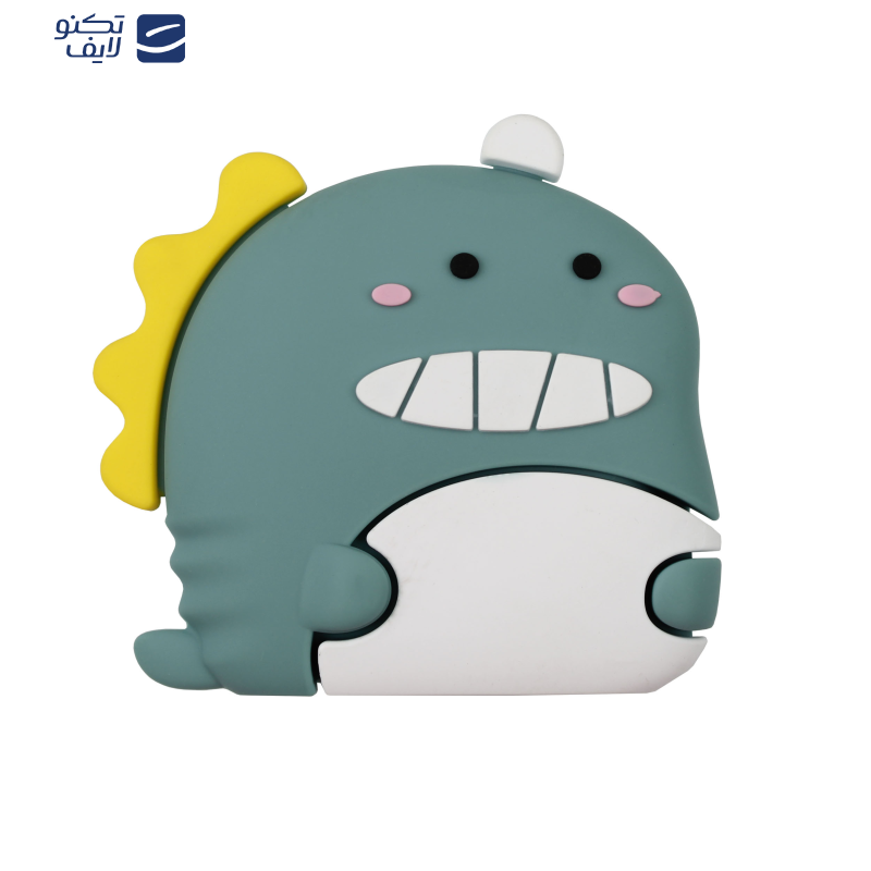 محافظ کابل و شارژر وال کیس طرح دایناسور خندان مناسب برای شارژر 20W اپل