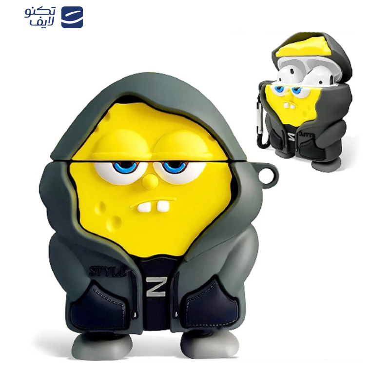 کاور طرح باب اسفنجی کد 130مناسب برای کیس اپل ایرپاد 3