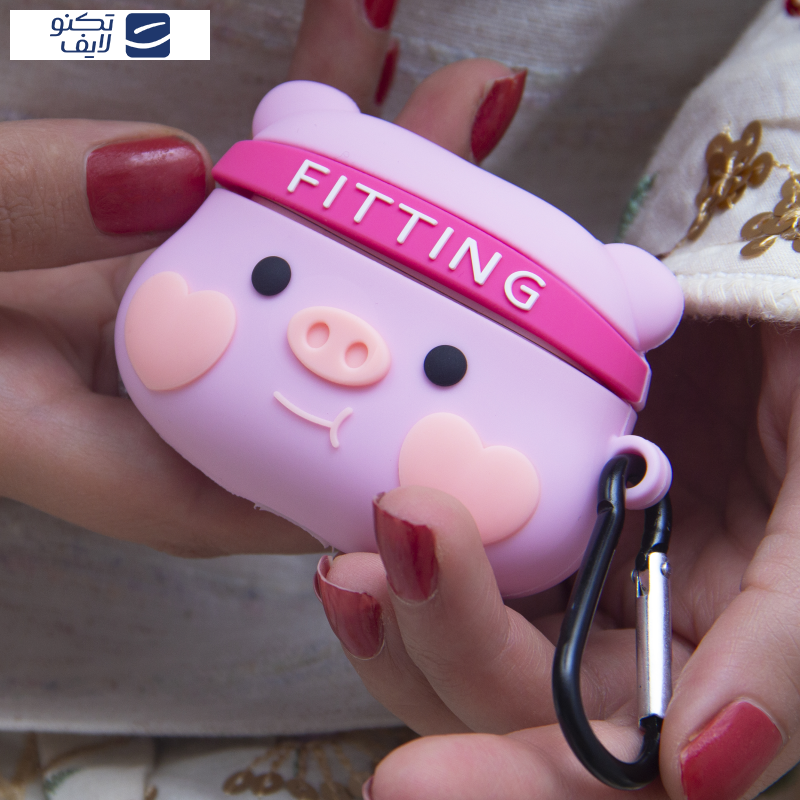 کاور سانیوان مدل عروسکی فانتزی طرح خوک ورزشکار مناسب برای کیس اپل ایرپاد پرو