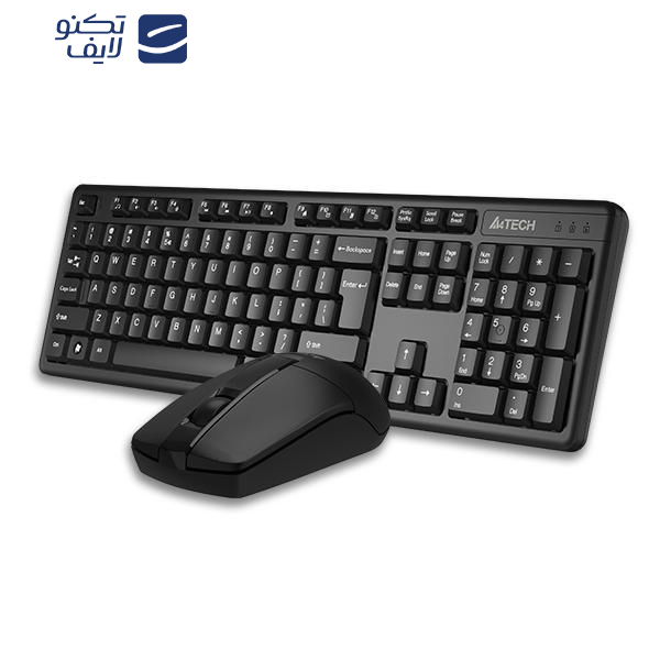 کیبورد و ماوس بی سیم ای فورتک مدل 3330NS