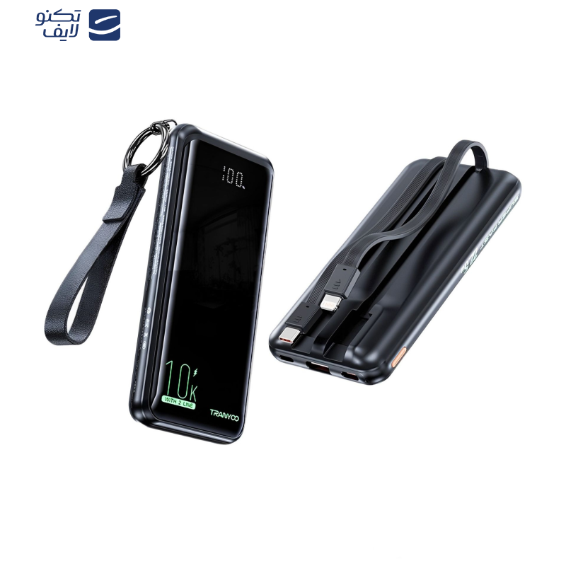 پاوربانک ترانیو مدل T-K16  ظرفیت 10000 میلی آمپر ساعت