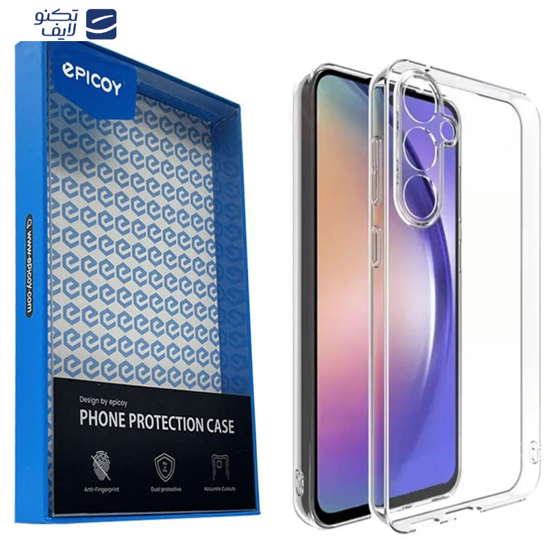 کاور اپیکوی مدل Transparent Clear مناسب برای گوشی موبایل سامسونگ Galaxy S24 FE