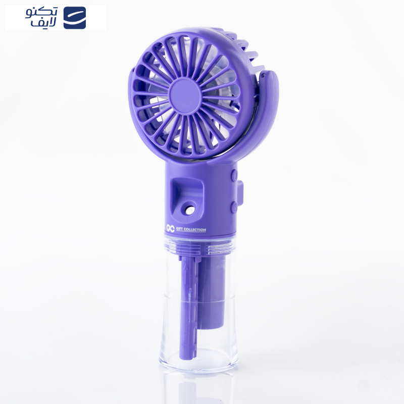 پنکه شارژی گیفت کالکشن مدل Sprayer ظرفیت 400 میلی آمپر ساعت