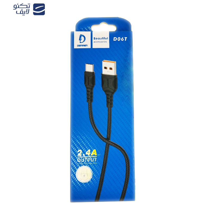 کابل تبدیل USB به USB-C دنمن مدلD06T طول 1 متر