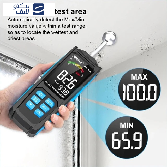 رطوبت سنج چوب و دیوار مستک مدل WM710A