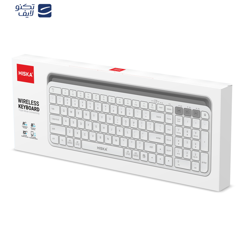 کیبورد بی سیم هیسکا مدل HX-KE255