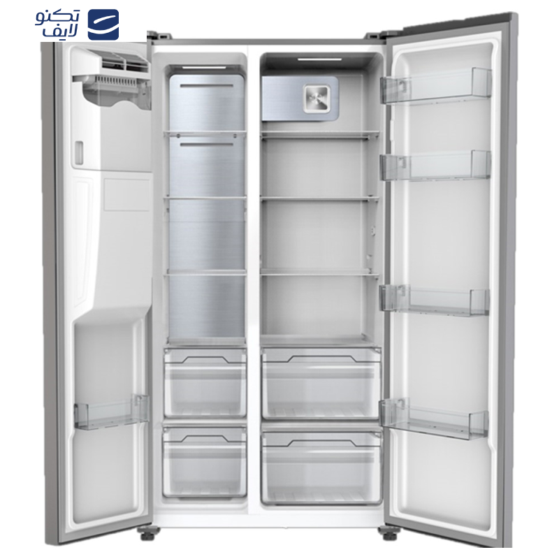 یخچال فریزر ساید بای ساید 27 فوت ایکس ویژن مدل HS550-WI/SI