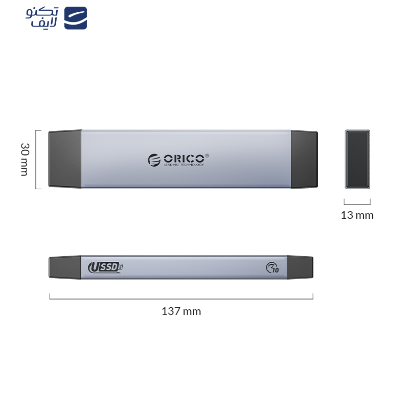 باکس M.2 NVMe SSD اوریکو مدل M2PJN-C3