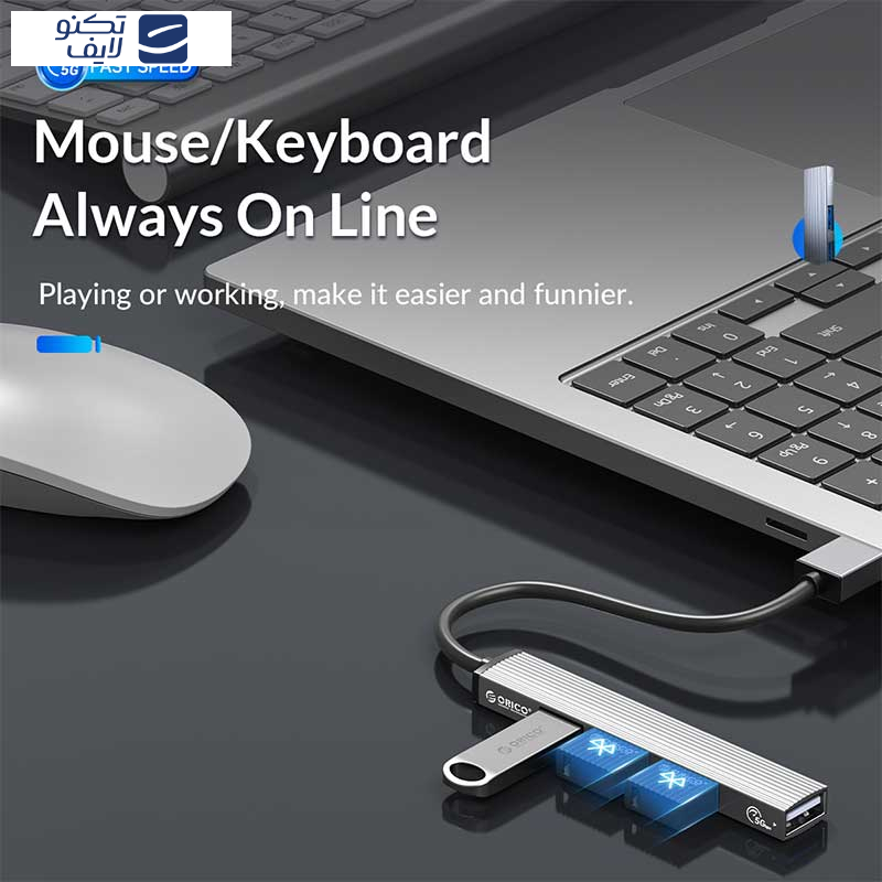 هاب چهار پورت USB اوریکو مدل AH-A13