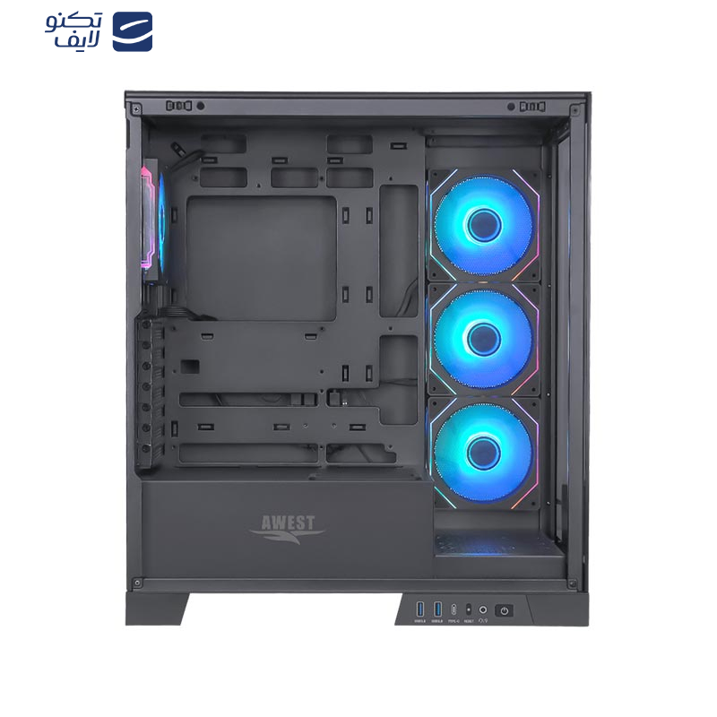 کیس کامپیوتر گیمینگ اوست مدل GT-AQ16-MB