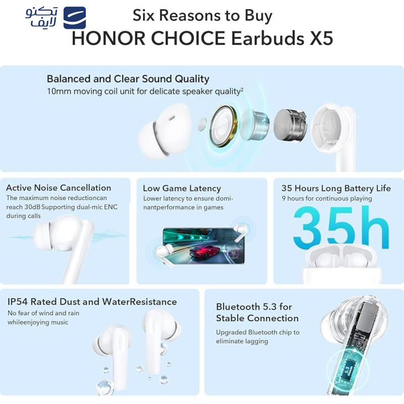 هدفون بلوتوثی آنر مدل  CHOICE  X5