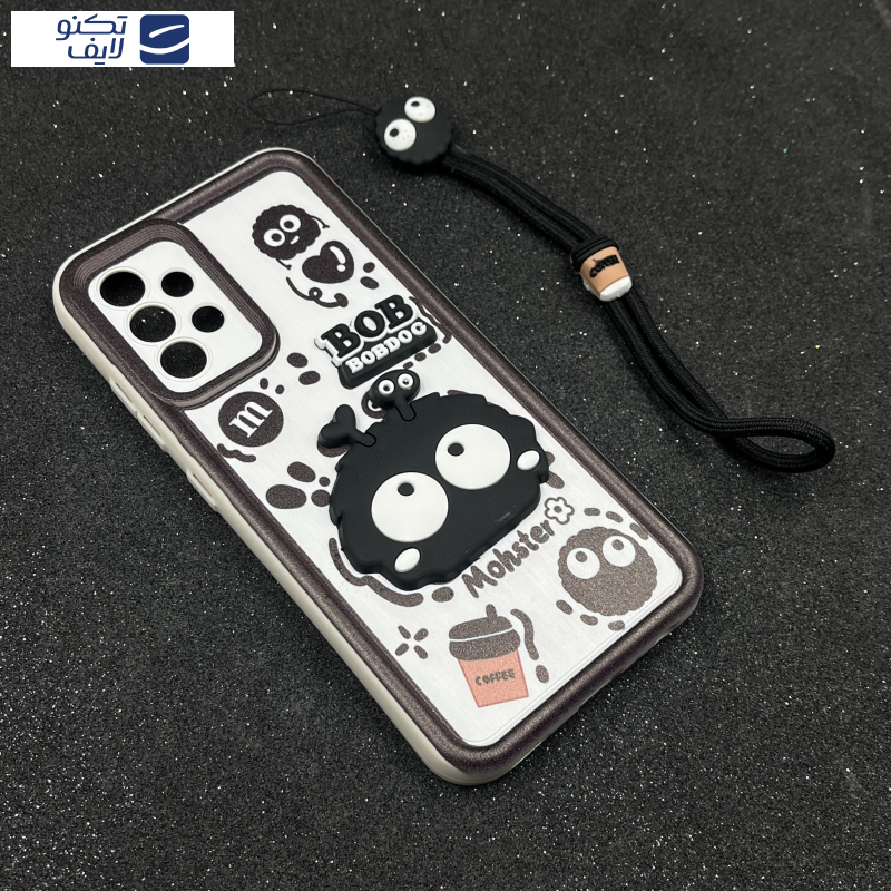کاور قاب میلیونی مدل BOBDOGS-MW مناسب برای گوشی موبایل سامسونگ Galaxy A32 به همراه بند آویز