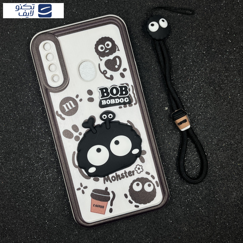 کاور قاب میلیونی مدل BOBDOG-MW مناسب برای گوشی موبایل سامسونگ Galaxy A20s به همراه بند آویز