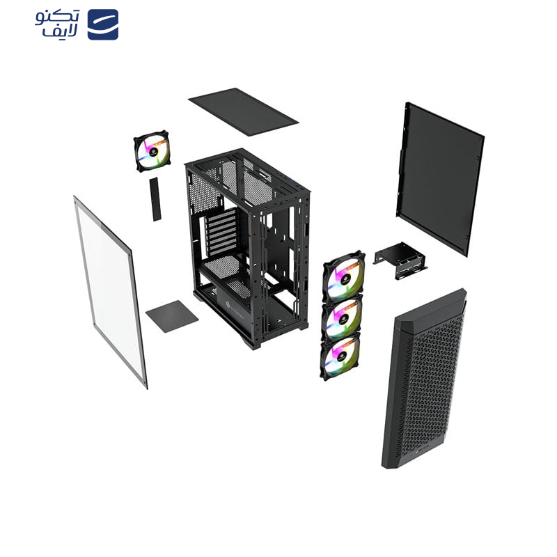 کیس کامپیوتر لاجی کی مدل LK-C284B