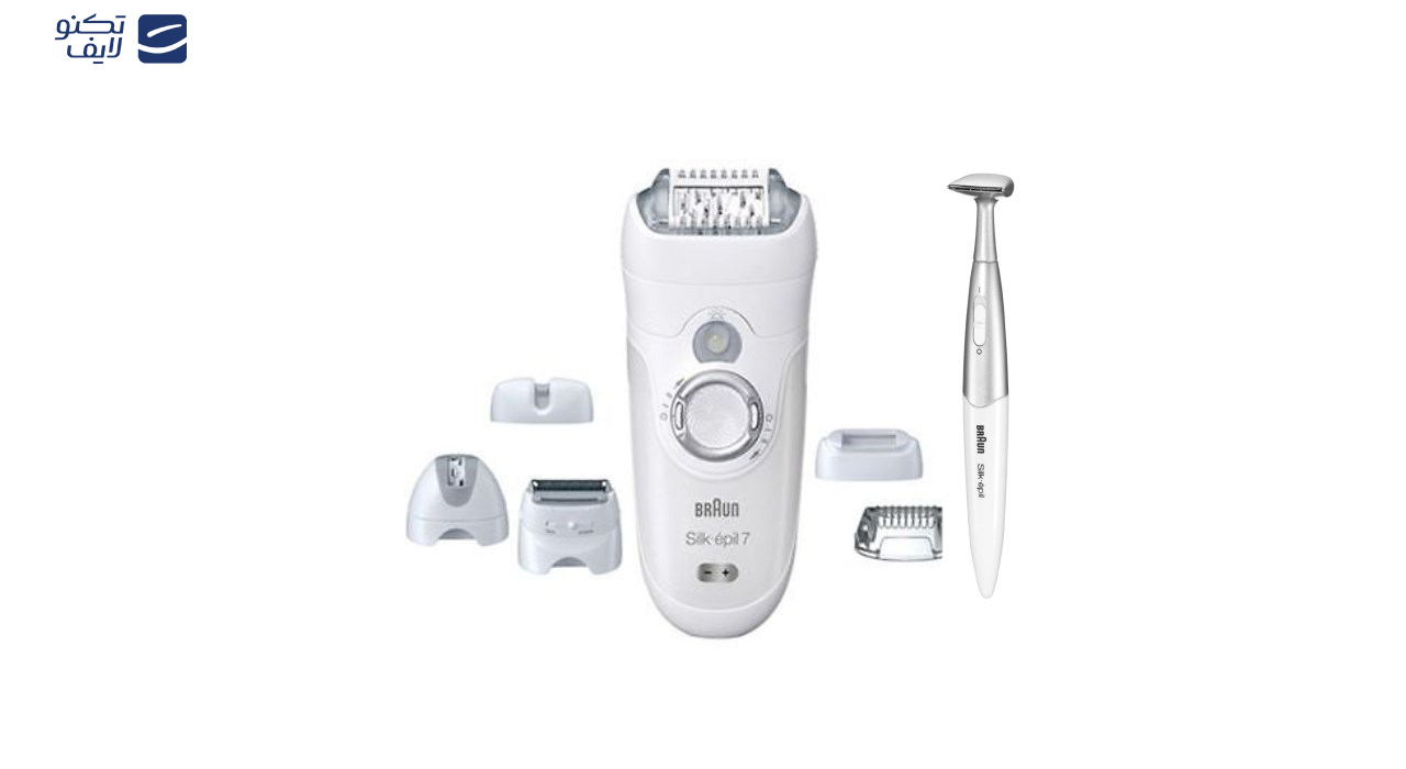 اپیلاتور براون مدل 561-7به همراه پیرایشگر بانوان براون اپیلاتور براون مدل 561-7به همراه پیرایشگر بانوان براون