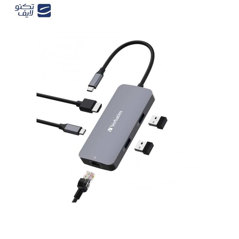 هاب 5 پورت USB 3.0 ورباتیم مدل CMH-05