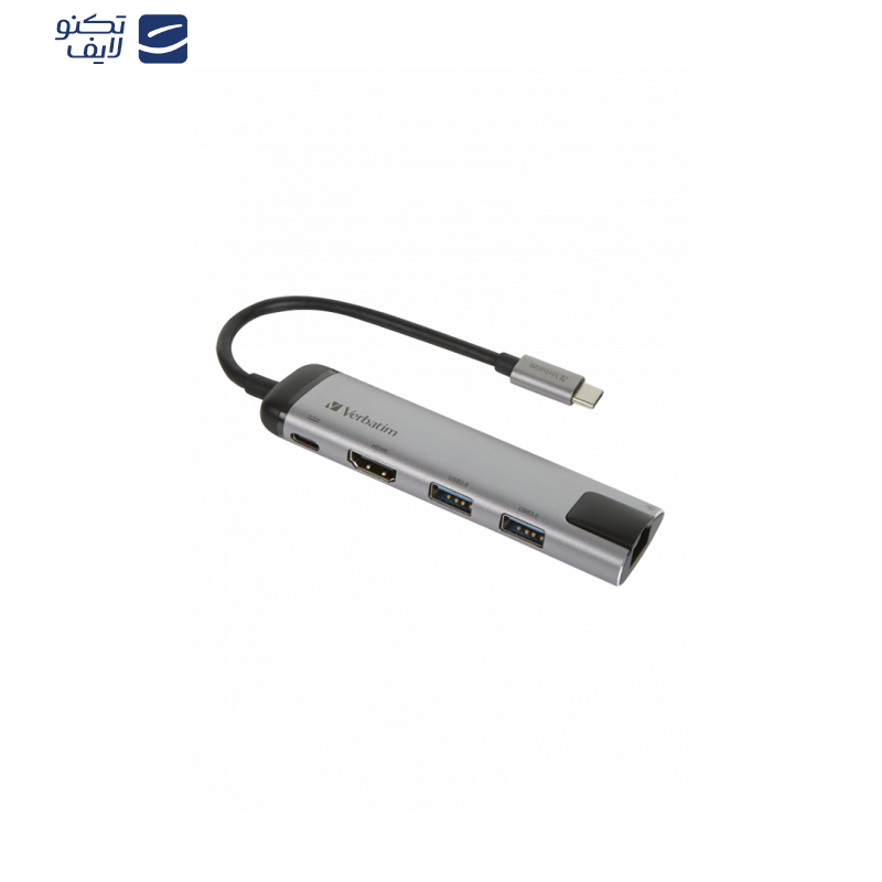 هاب 4 پورت USB-C ورباتیم مدل 49147