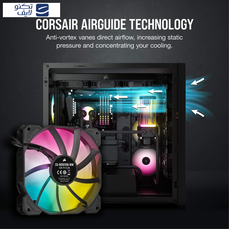 فن کیس کورسیر مدل iCUE SP120 RGB ELITE