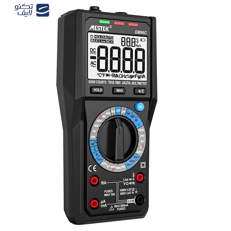 مولتی متر دیجیتال مستک مدل DM96C