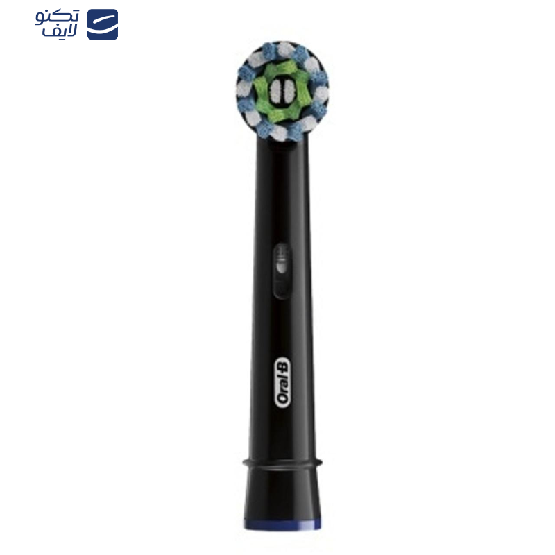 سری یدک مسواک برقی اورال-بی مدل Cross action Black Edition بسته 4 عددی