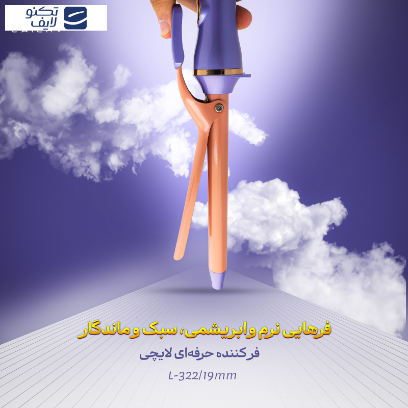 فر کننده و حالت دهنده مو لایچی مدل L322-19mm