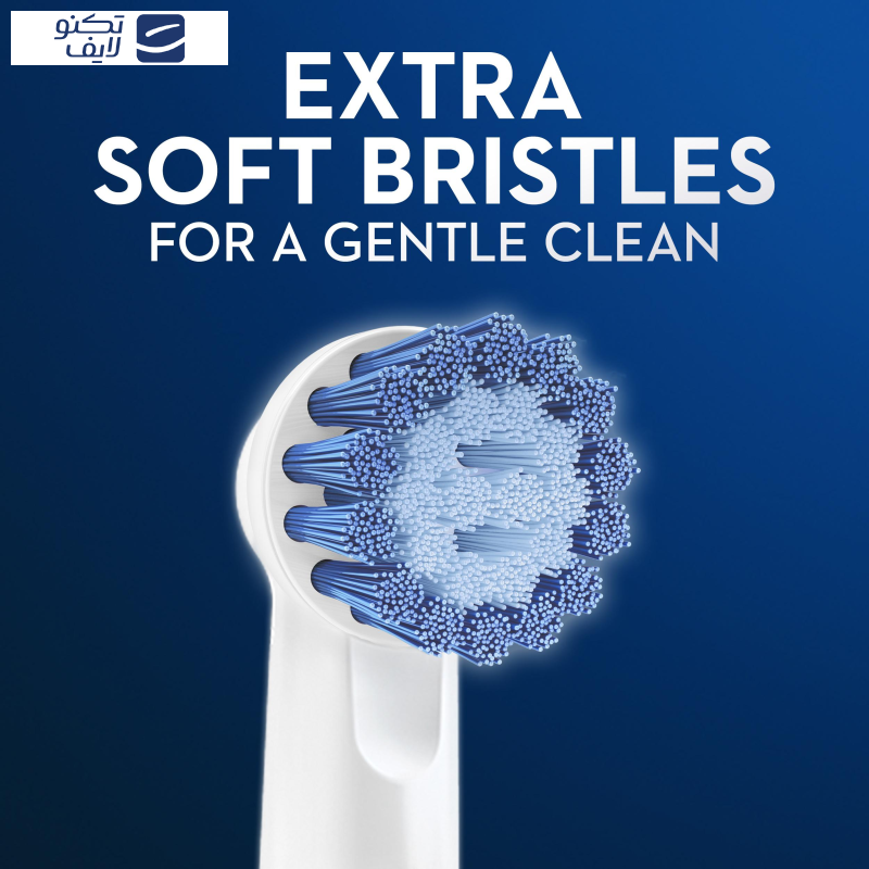 سری یدک مسواک برقی اورال-بی مدل Sensitive Clean بسته 4 عددی