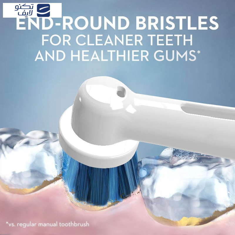 سری مسواک برقی اورال بی مدل Oral-B Precision Clean بسته 2 عددی