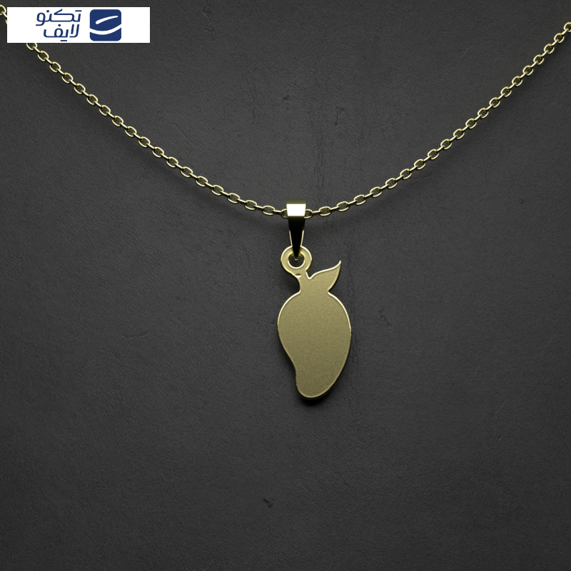 گردنبند طلا 18 عیار زنانه مدوپد مدل انبه کد QQ2-1-1067